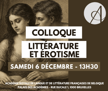 Image représentant l'affiche du colloque Littérature et érotisme.