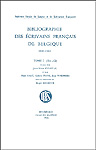 Bibliographie des écrivains français de Belgique 1881-1960. Tome II (Det-G)