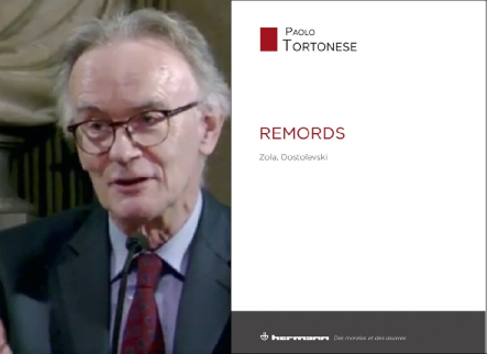 Image repr&eacute;sentant Paolo Tortonese et la couverture de son livre "Remords. Zola, Dosto&iuml;eveski"