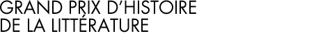 Grand prix d'histoire de la littérature