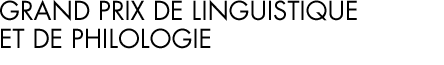 Grand Prix de Linguistique et de Philologie