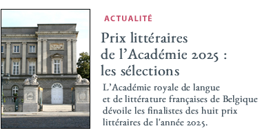 Image représentant le btiment de lAcadmie avec le texte Prix littraires de lAcadmie 2025 : les slections